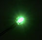 Preview: 1 x 2 Grün zu Orange wechselnde LED mit 15 cm Verbindungskabel
